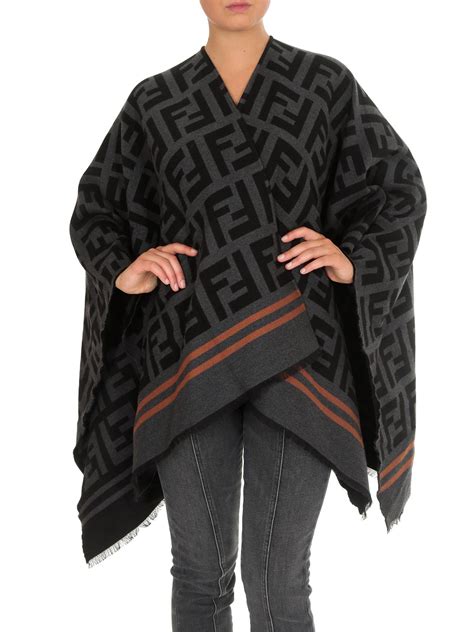 poncho fendi|fendi poncho black and white.